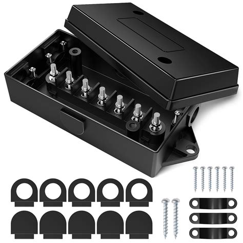 travel trailer junction box|7 terminal junction box.